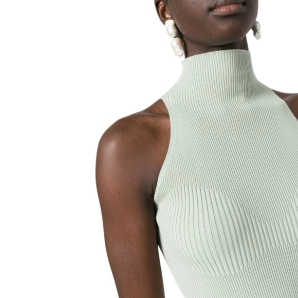 AERON Zero Ribbed Bodysuit, Size Large, Sage, NWT - Picture 3 of 16